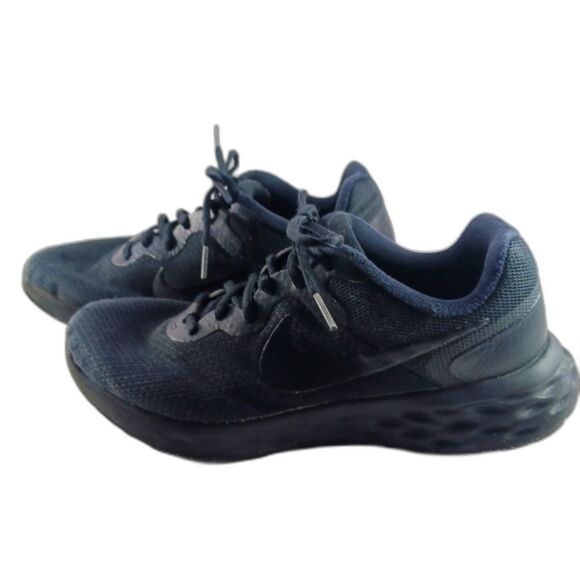 Nike Running Revolution Series Women's 8 Running Athletic Shoe Black with Swoosh - Picture 1 of 13